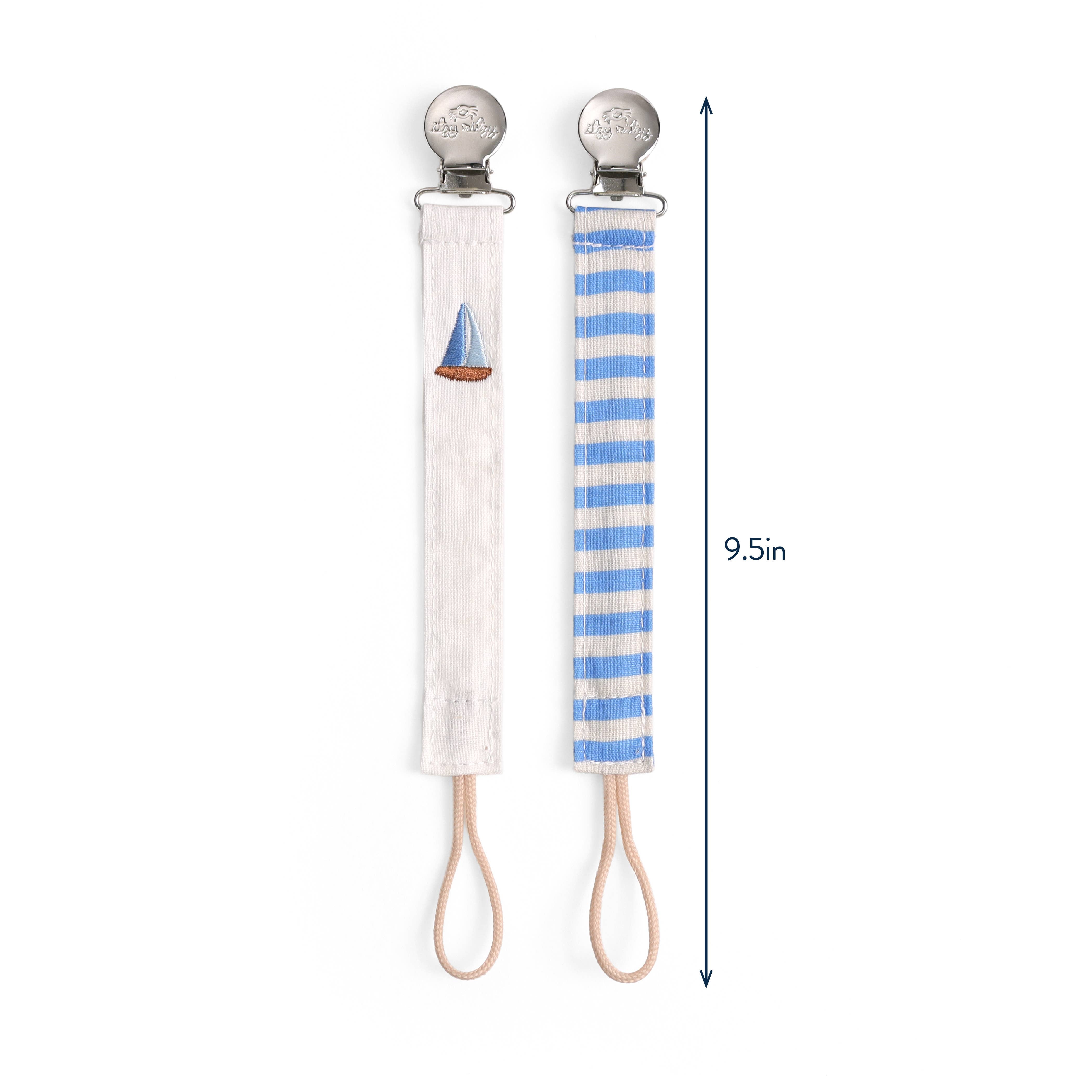 Itzy Clip™ - Fabric Pacifier Strap - Nautical