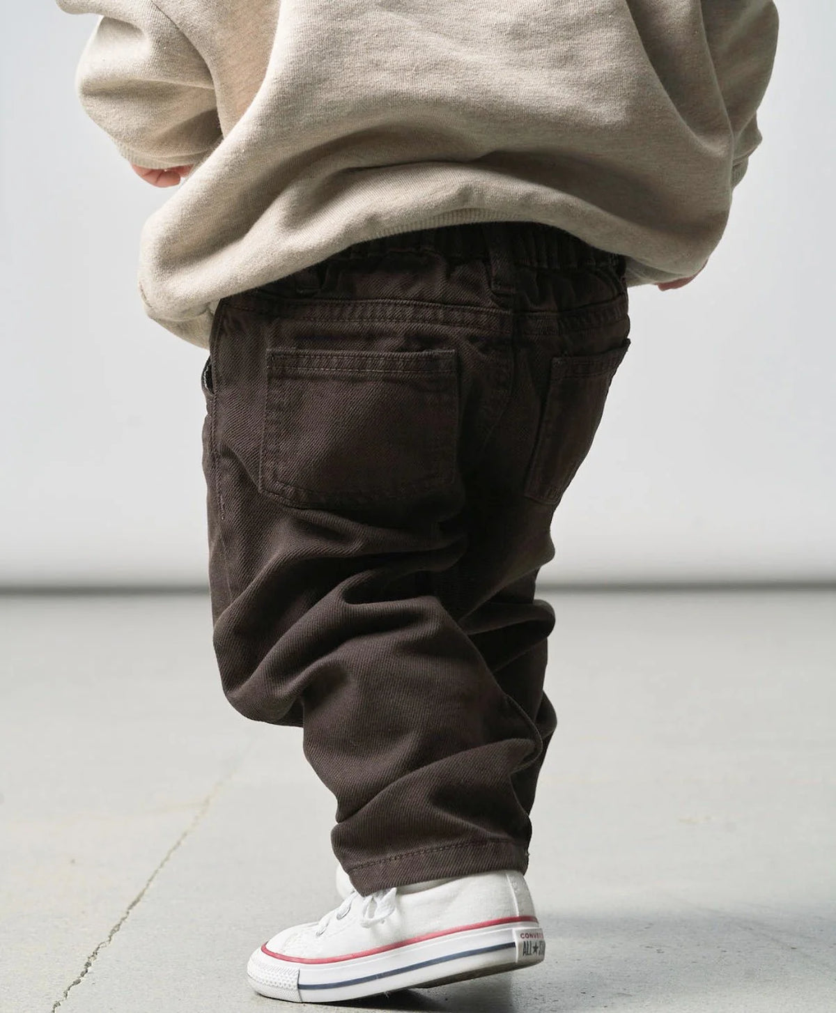 Baggy Jeans - Brown | Little Bipsy