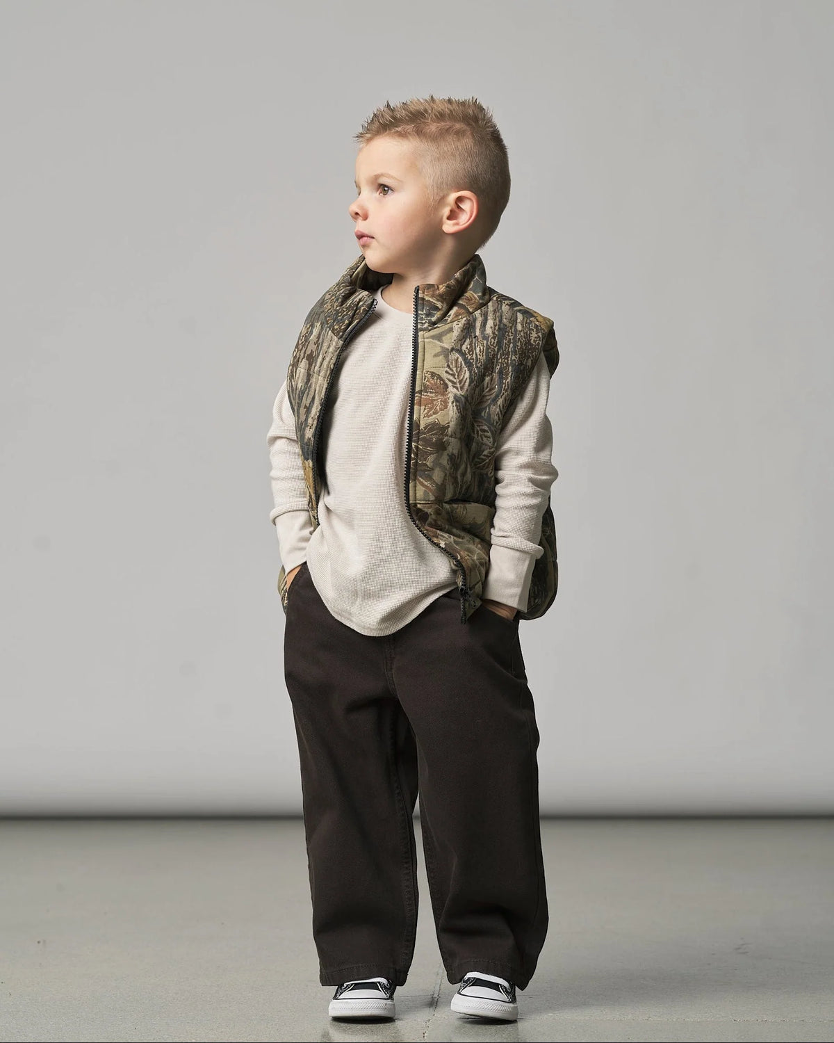 Baggy Jeans - Brown | Little Bipsy