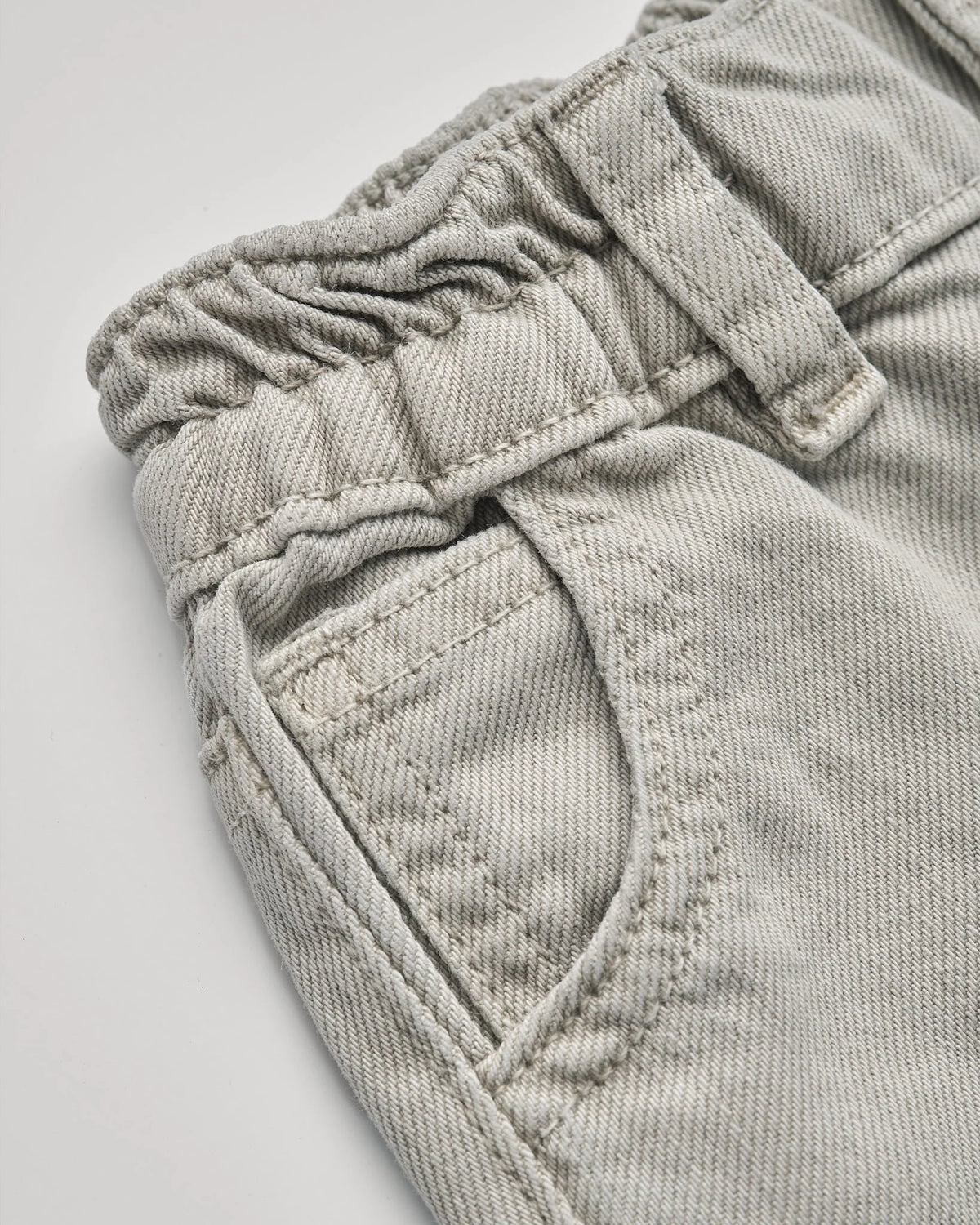 Baggy Jeans - Grey Wash | Little Bipsy