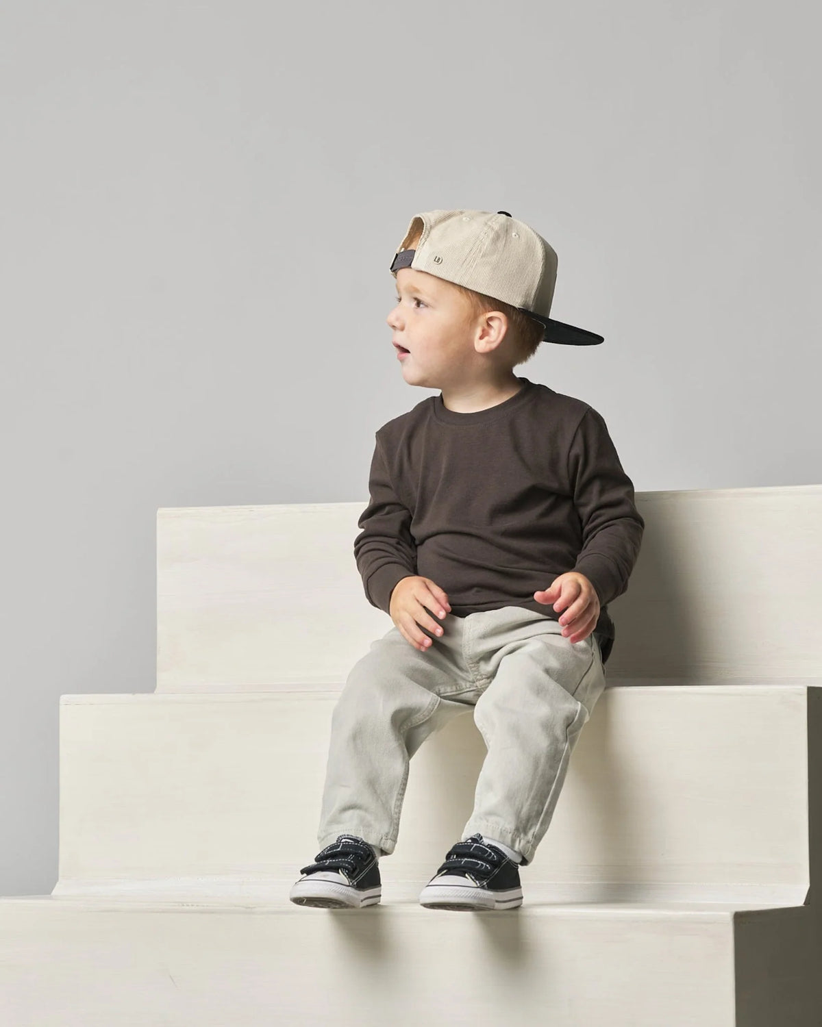 Baggy Jeans - Grey Wash | Little Bipsy