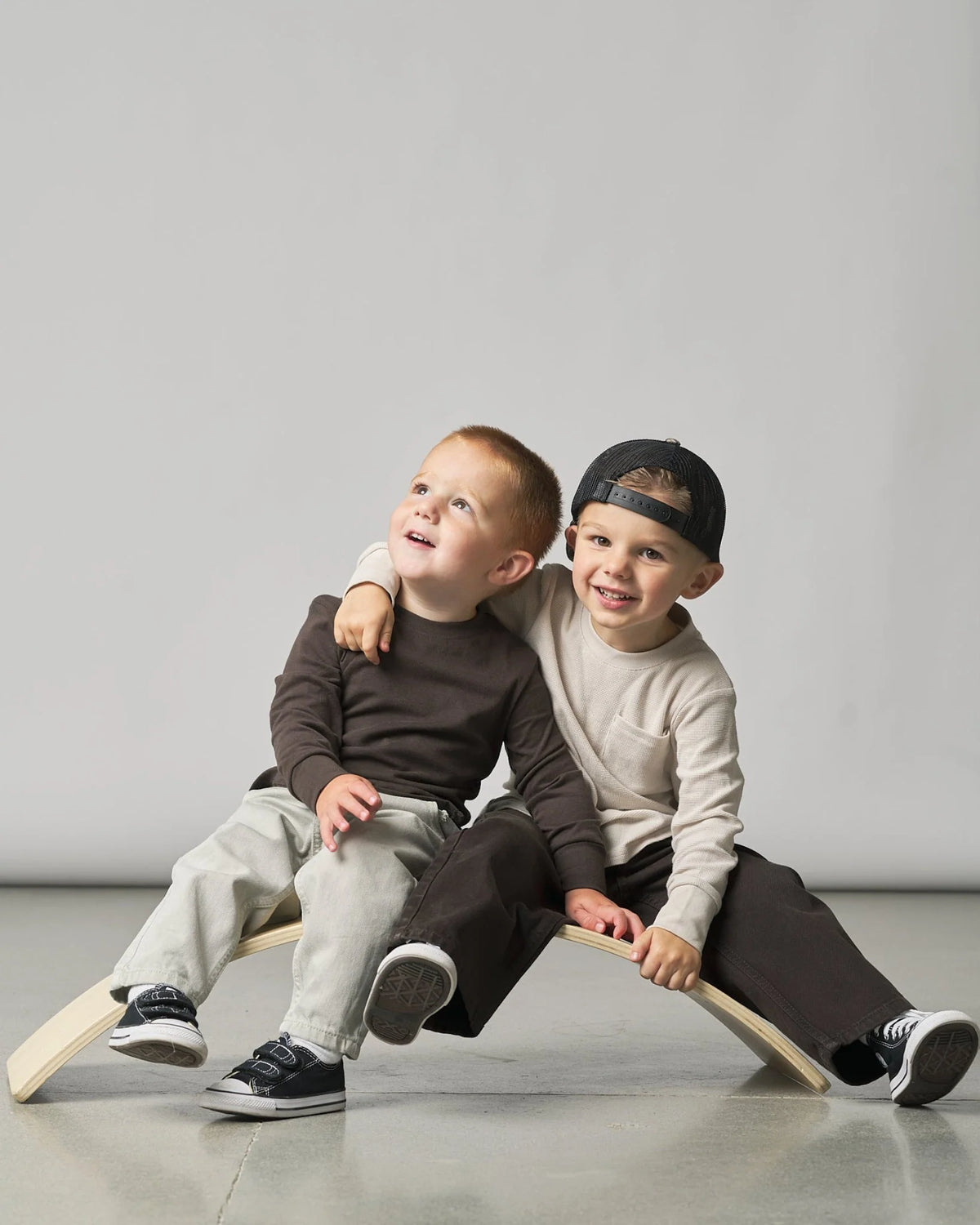 Baggy Jeans - Grey Wash | Little Bipsy