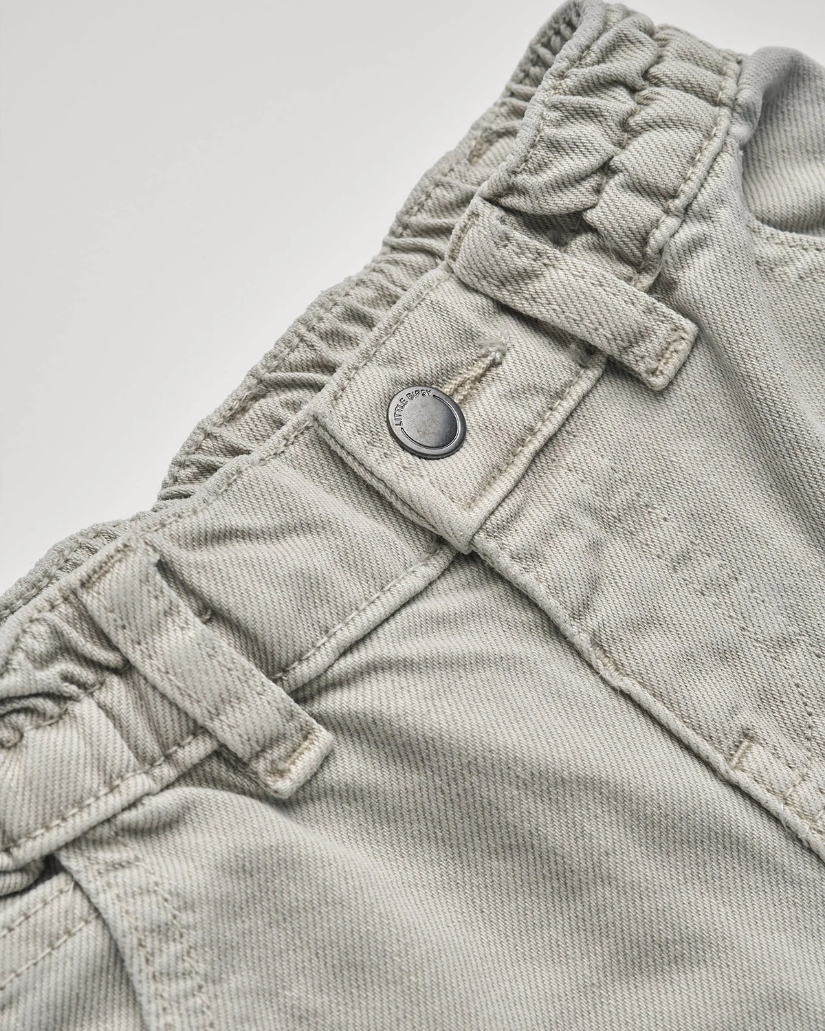 Baggy Jeans - Grey Wash | Little Bipsy