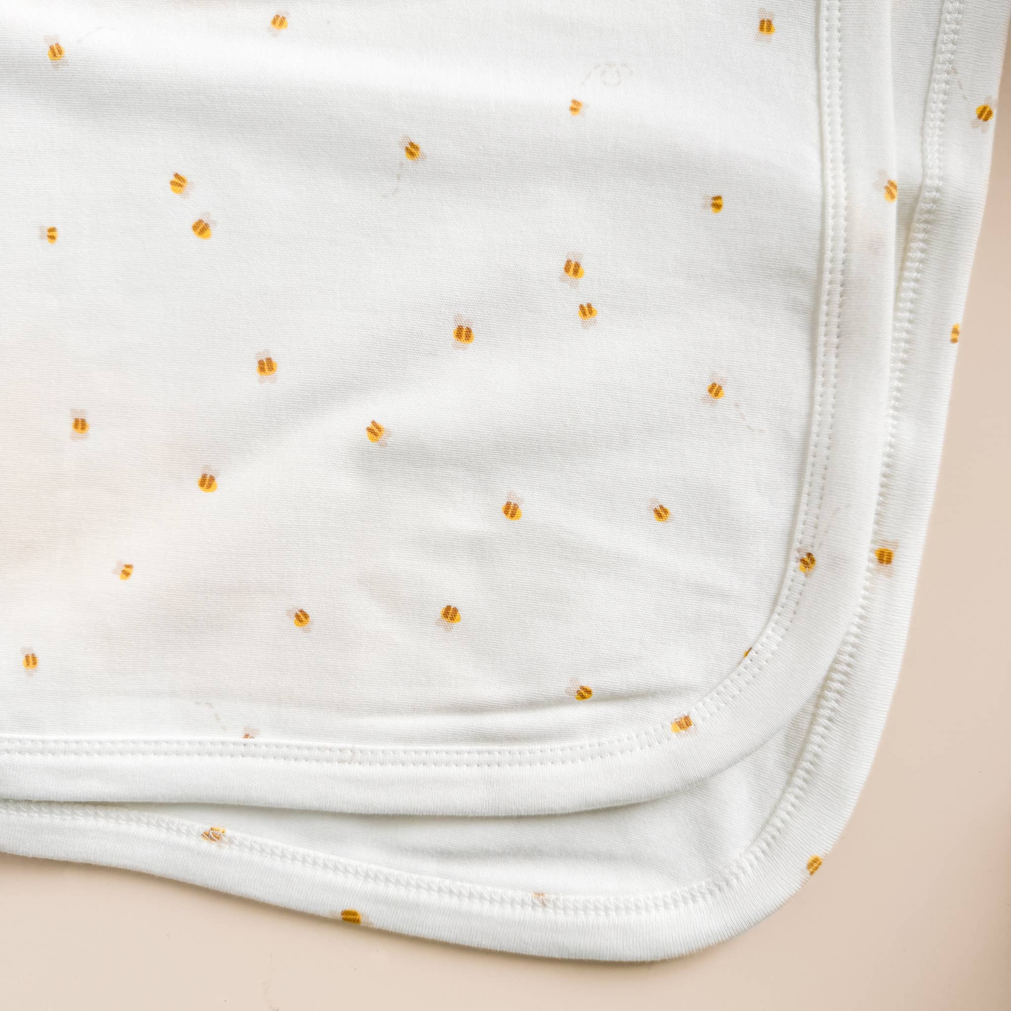 Organic Cotton Swaddle Blanket, Bee Baby