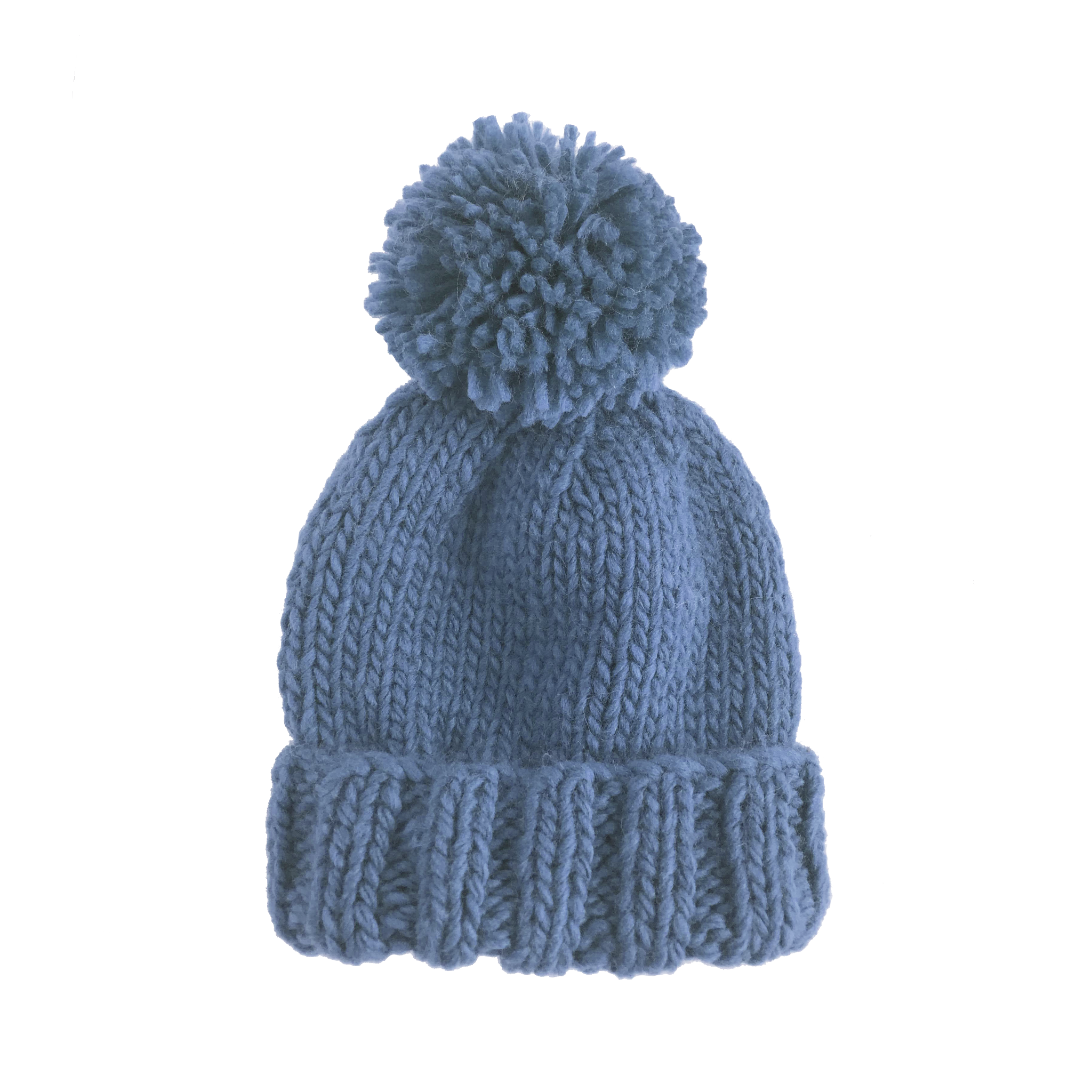 Classic Pom Hat, Blue