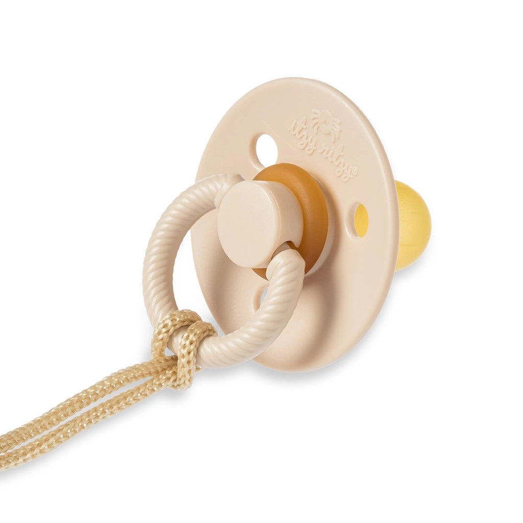 Bitzy Pal Natural Rubber Pacifier & Plush - Bear