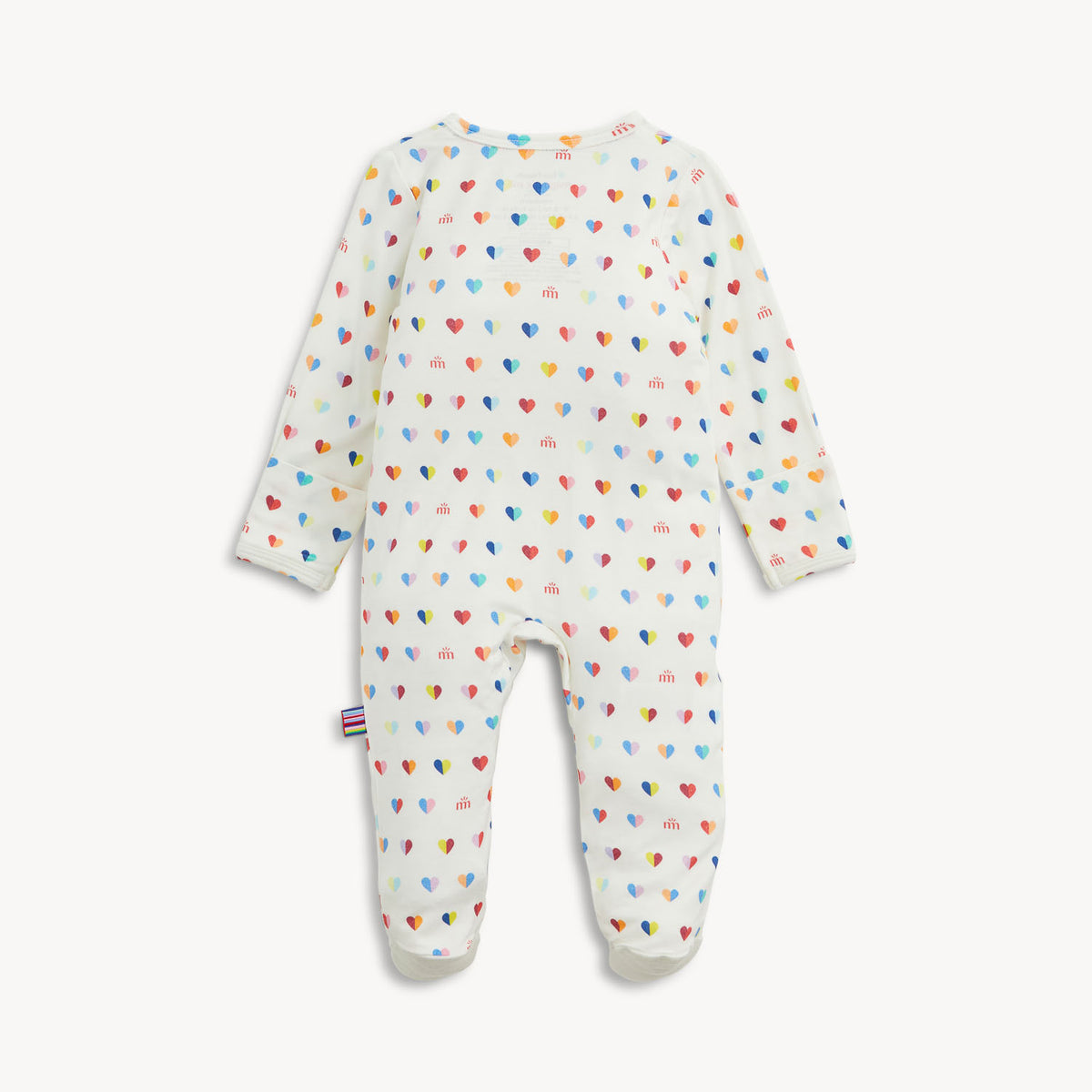 Branded Heart Modal Footie