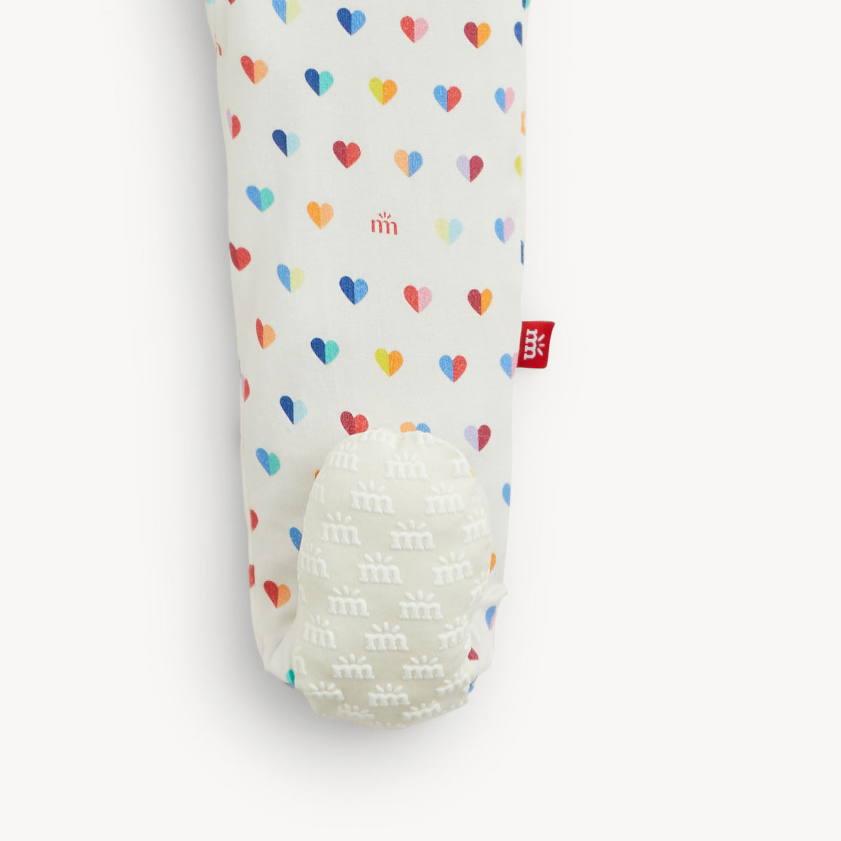 Branded Heart Modal Footie