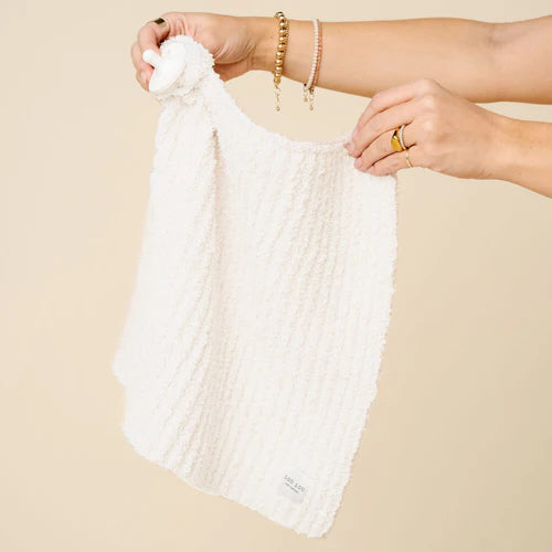 Chenille Blanket - White