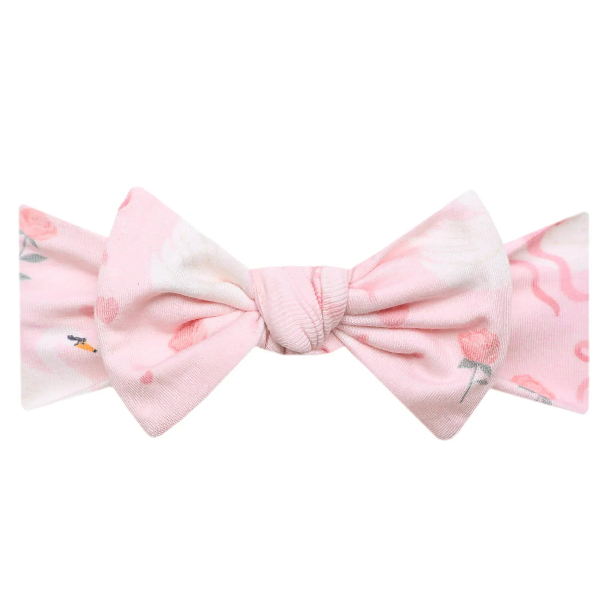 Copper Pearl Baby Adelia Knit Headband Bow