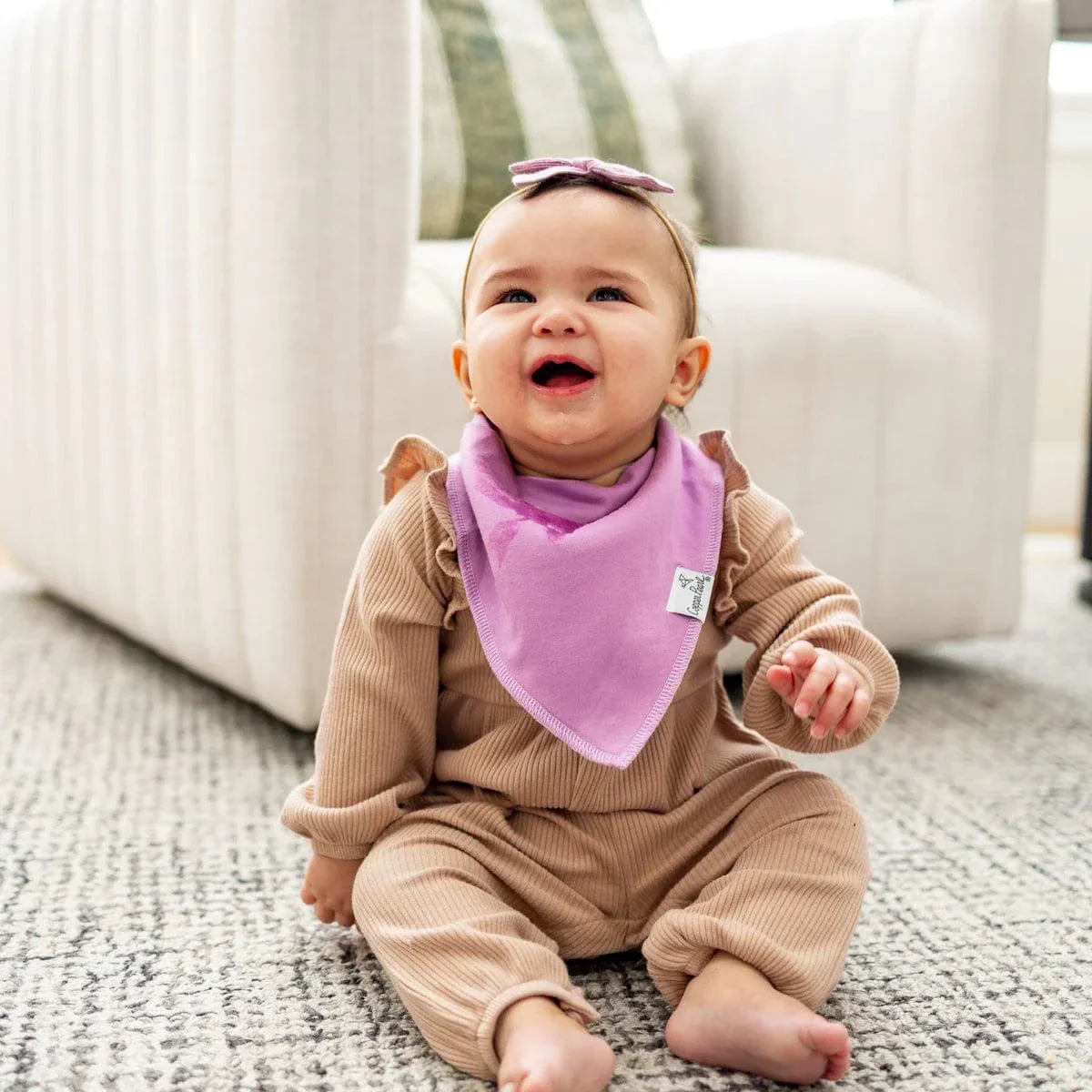 Copper Pearl Baby Flora Bandana Bib Set (4-Pack)