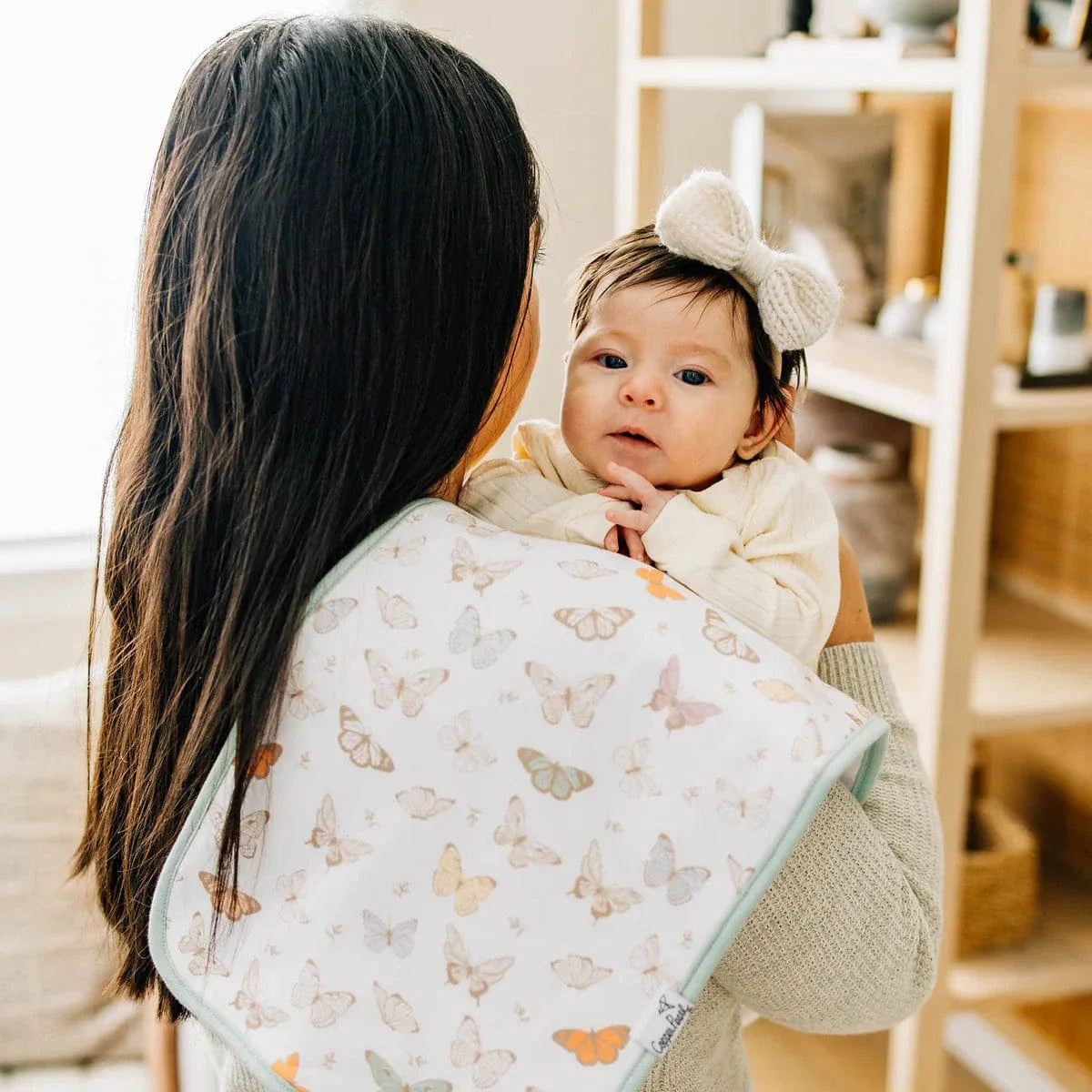Copper Pearl Baby Flora Burp Cloth Set (3- Pack)