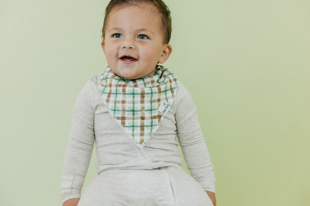 Copper Pearl Baby Grayson Bandana Bib Set (4-Pack)