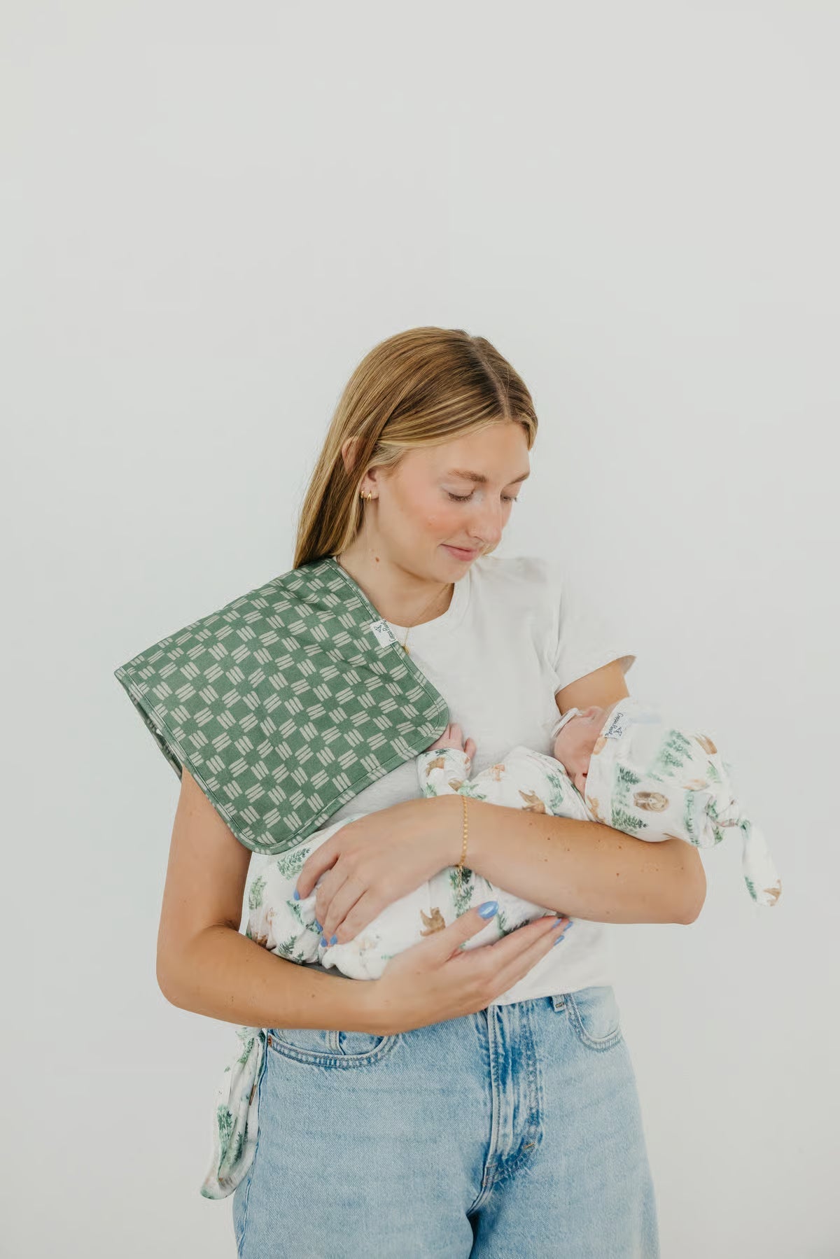 Copper Pearl Baby Grayson Burp Cloth Set (3-Pack)