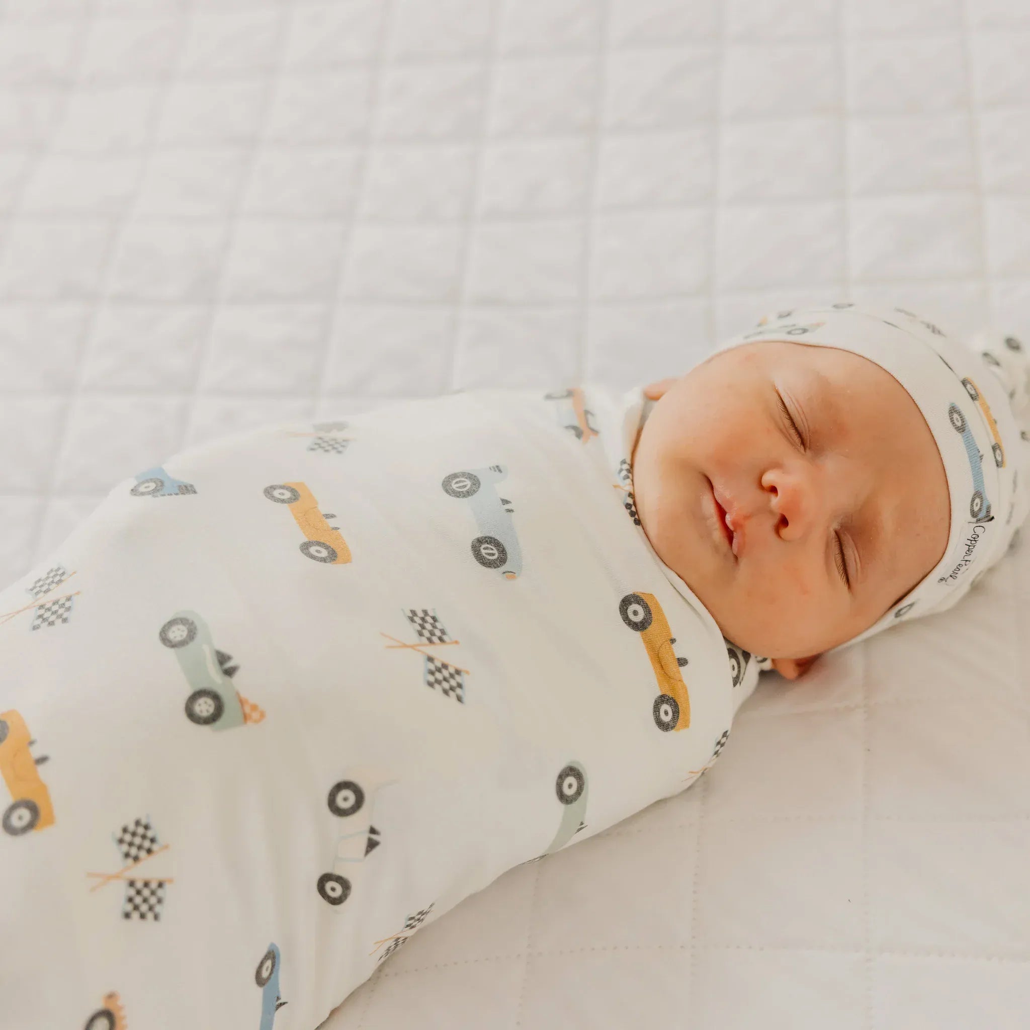 Copper Pearl Baby Speedster Knit Blanket Single