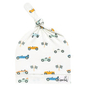 Copper Pearl Baby Speedster Top Knot Hat