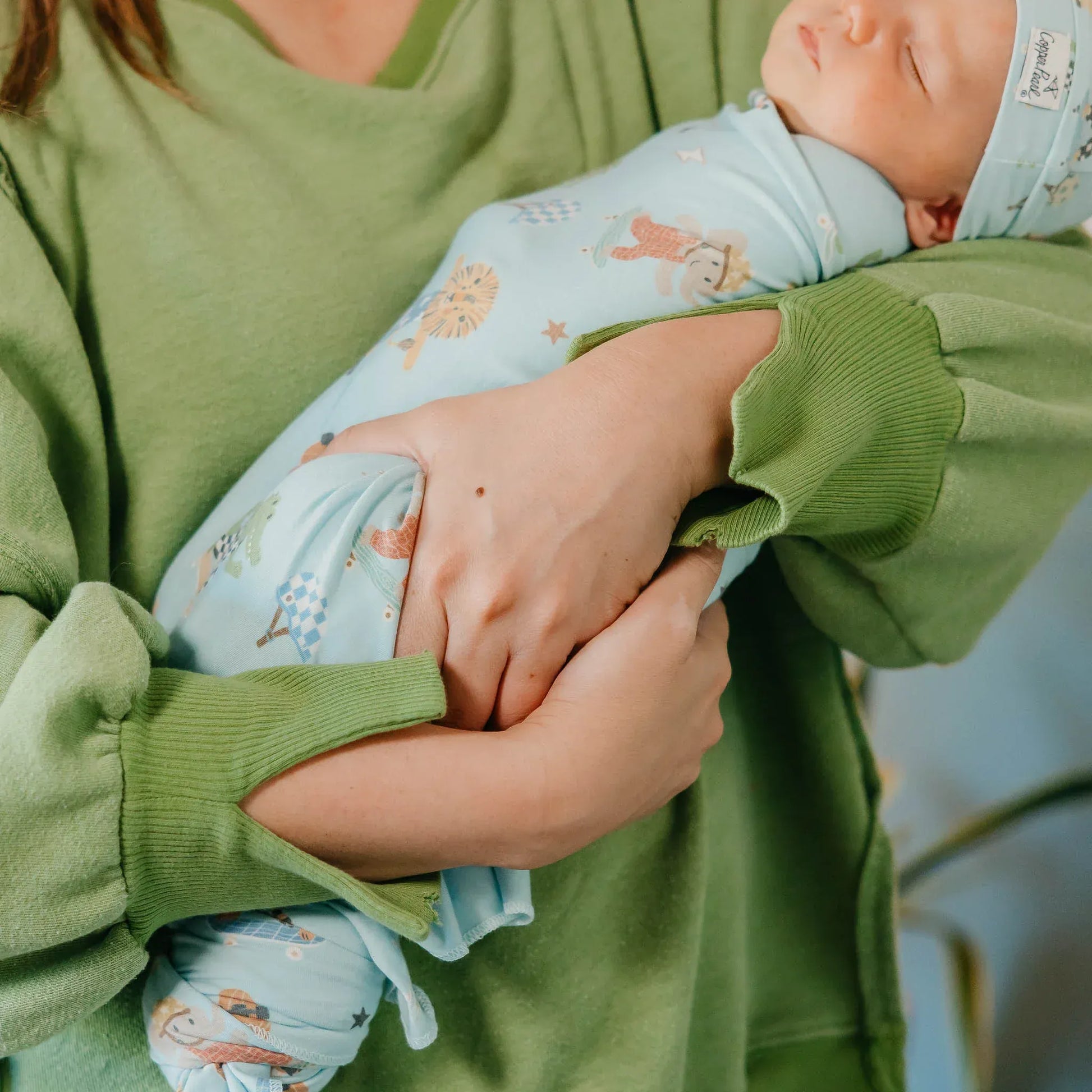 Copper Pearl Baby Tanner Knit Blanket Single