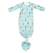 Copper Pearl Baby Tanner Newborn Knotted Gown