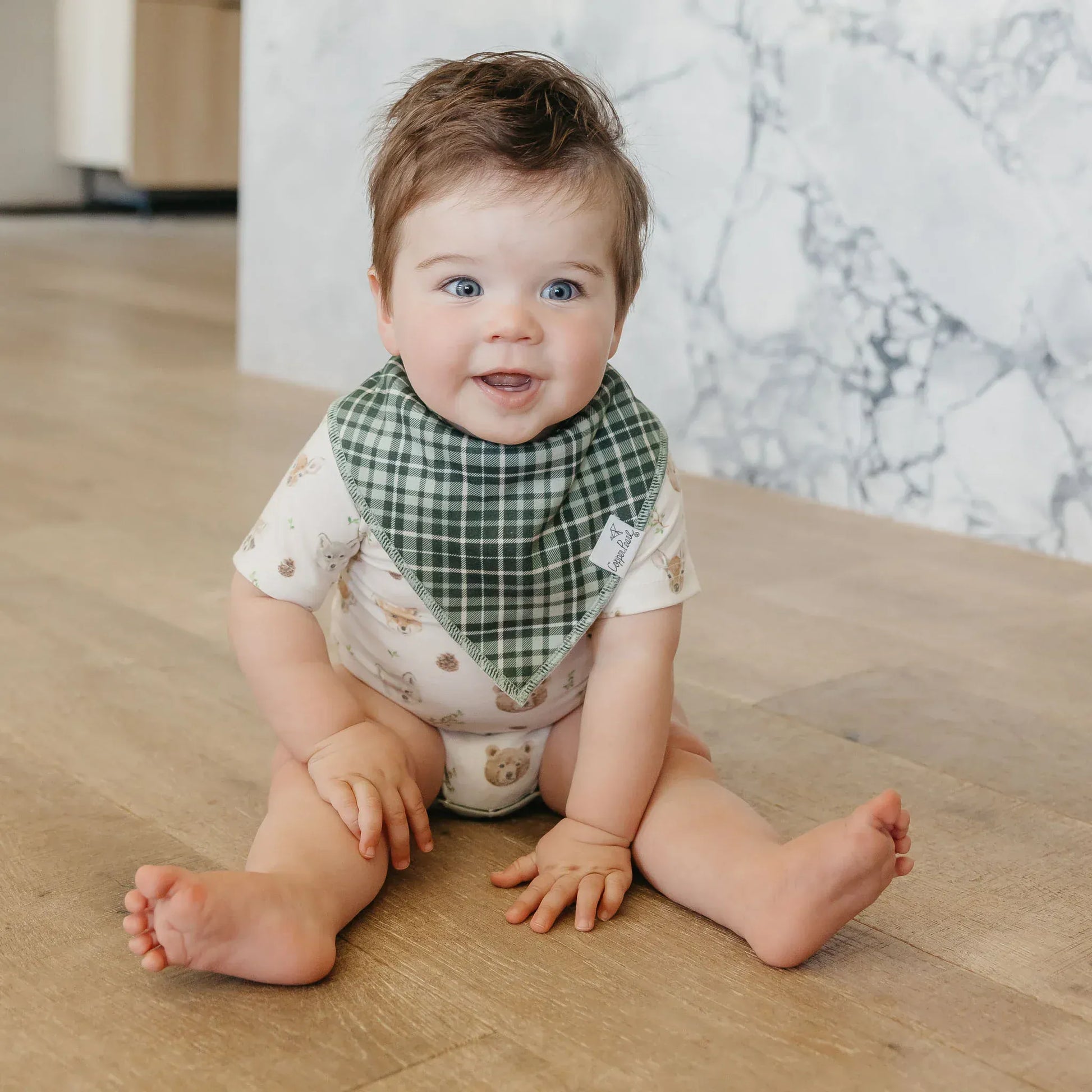 Copper Pearl Baby Wilder Bandana Bib Set (4-Pack)