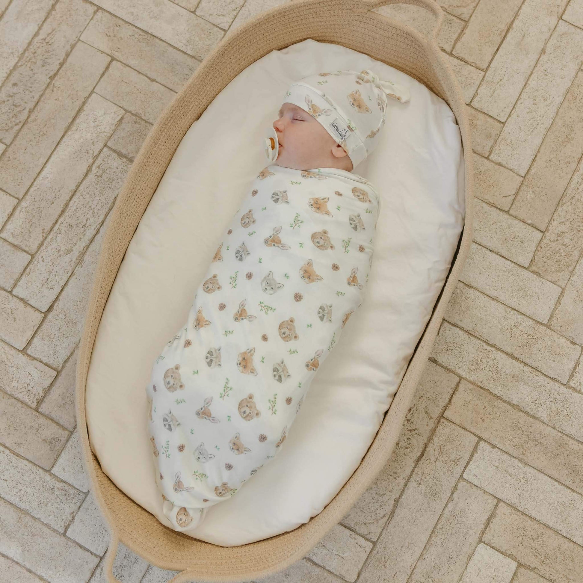 Copper Pearl Baby Wilder Knit Blanket Single