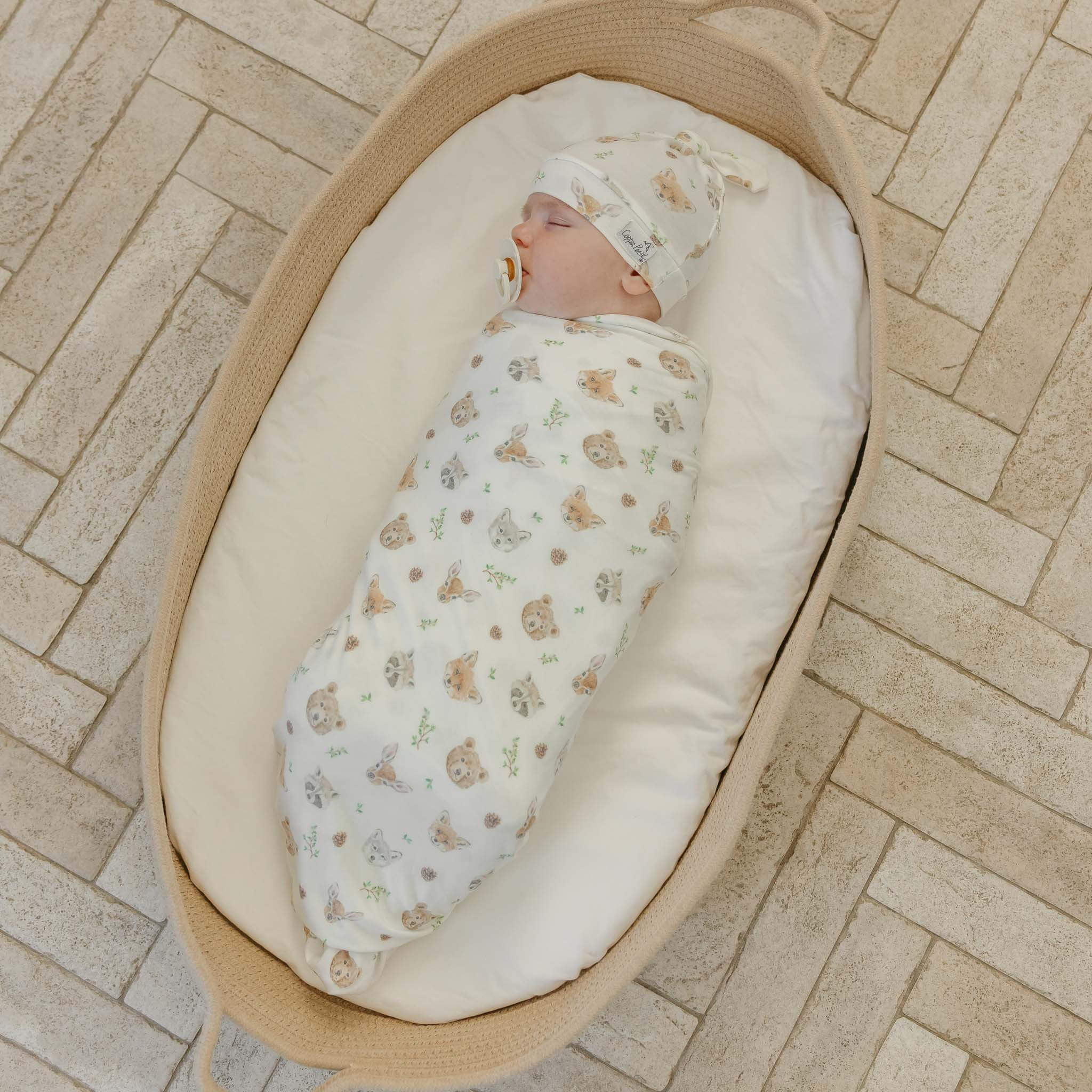 Copper Pearl Baby Wilder Knit Blanket Single