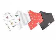 Copper Pearl Bib Ace Bandana Bib Set (4-Pack)