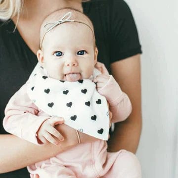 Copper Pearl Bib Blush Bandana Bib Set (4-Pack)