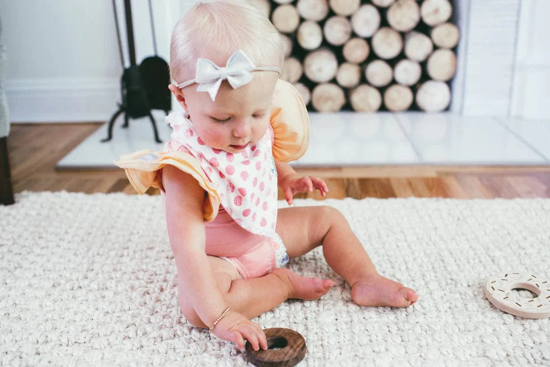 Copper Pearl Bib Claire Baby Bandana Bib Set (4-pack)