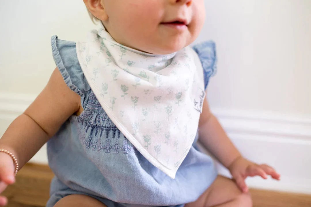 Copper Pearl Bib Claire Baby Bandana Bib Set (4-pack)