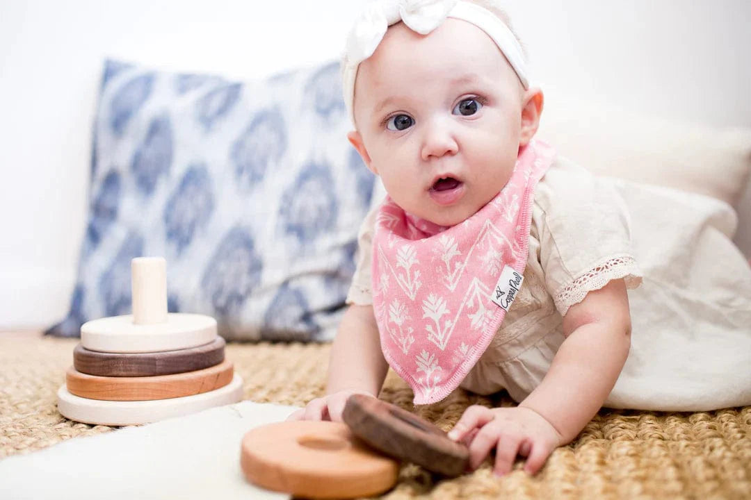 Copper Pearl Bib Claire Baby Bandana Bib Set (4-pack)