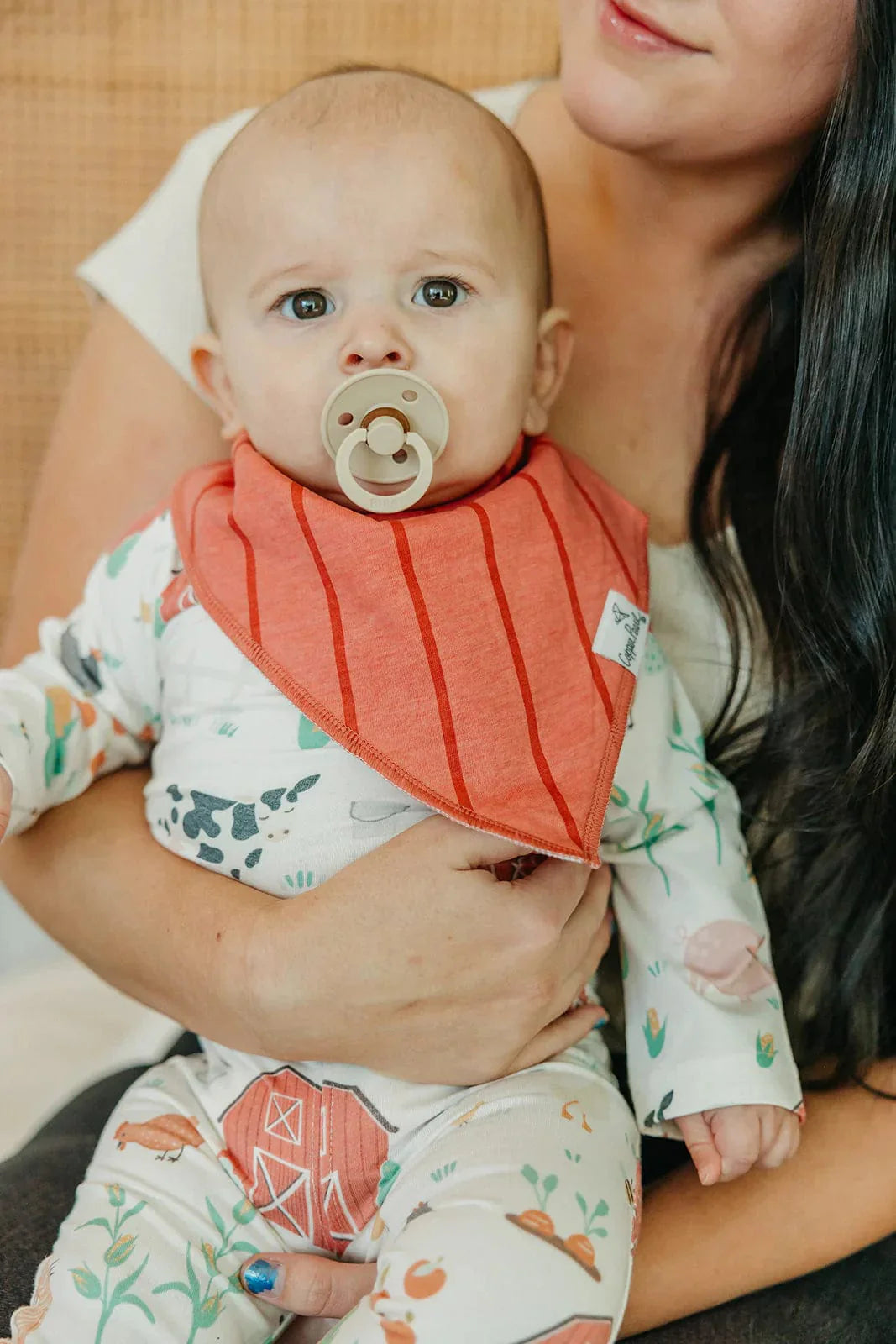 Copper Pearl Bib Farmstead Bandana Bib Set (4-Pack)