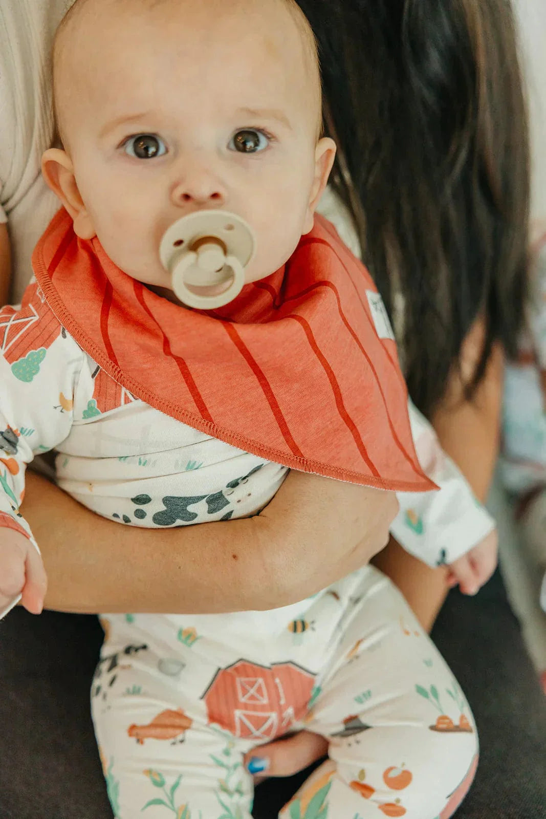 Copper Pearl Bib Farmstead Bandana Bib Set (4-Pack)