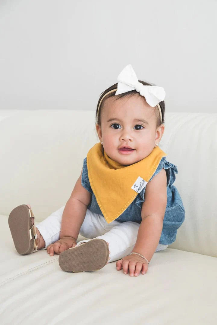 Copper Pearl Bib Jade Bandana Bib Set (4-Pack)