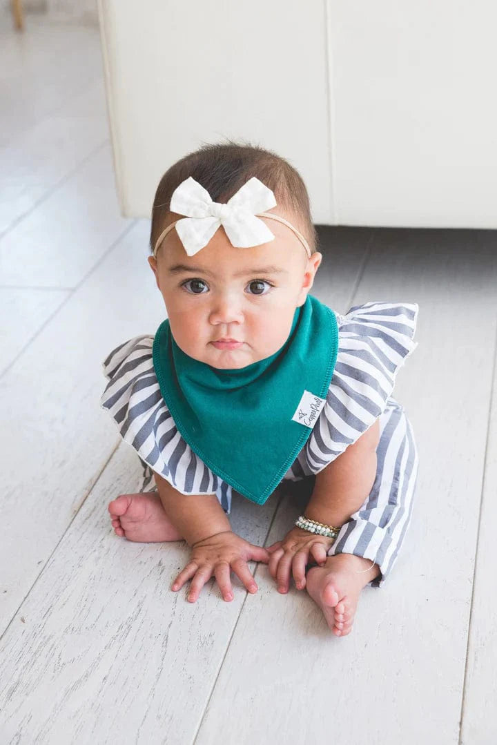 Copper Pearl Bib Jade Bandana Bib Set (4-Pack)