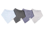 Copper Pearl Bib Lennon Baby Bandana Bib Set (4-Pack)