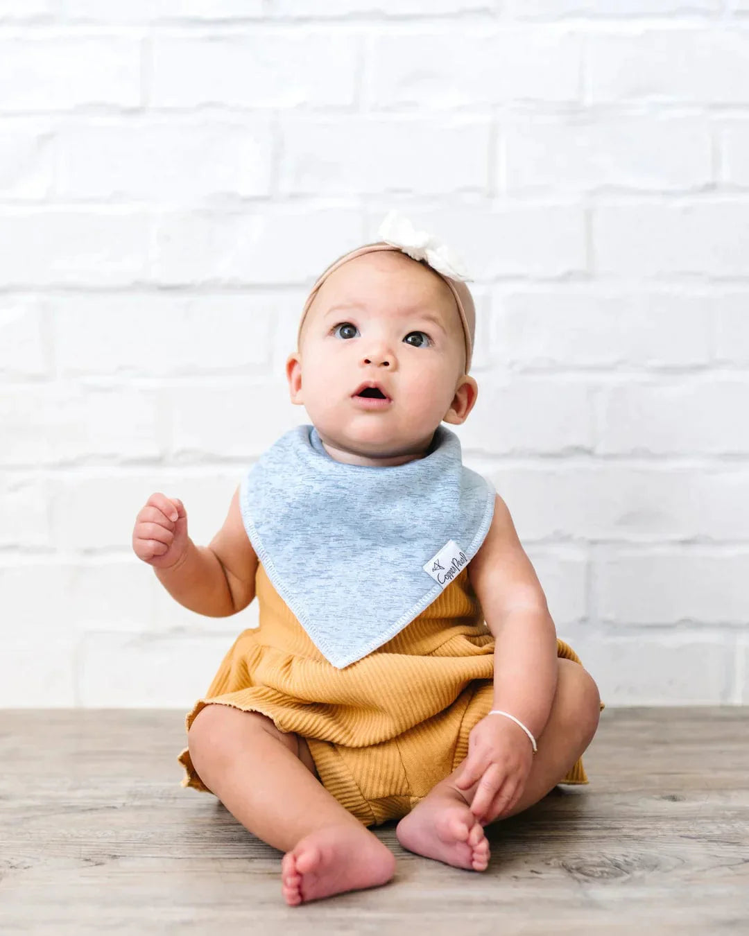 Copper Pearl Bib Lennon Baby Bandana Bib Set (4-Pack)