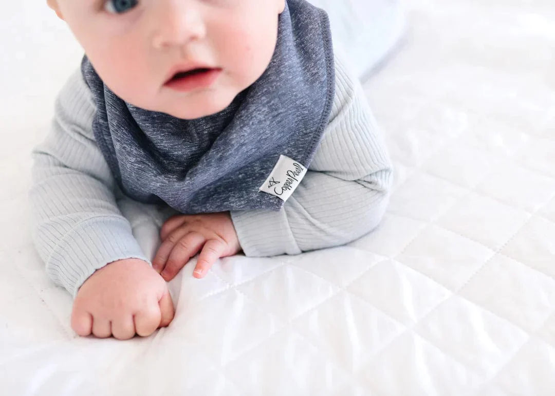 Copper Pearl Bib Lennon Baby Bandana Bib Set (4-Pack)
