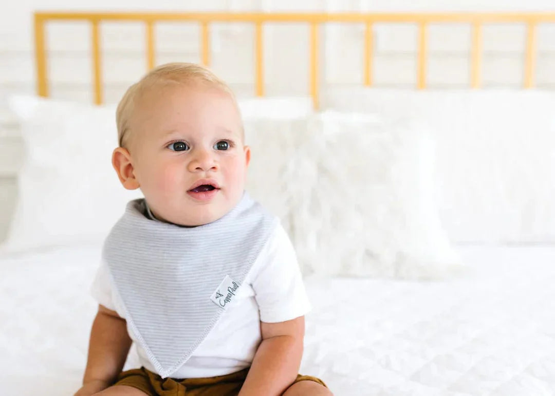 Copper Pearl Bib Lennon Baby Bandana Bib Set (4-Pack)