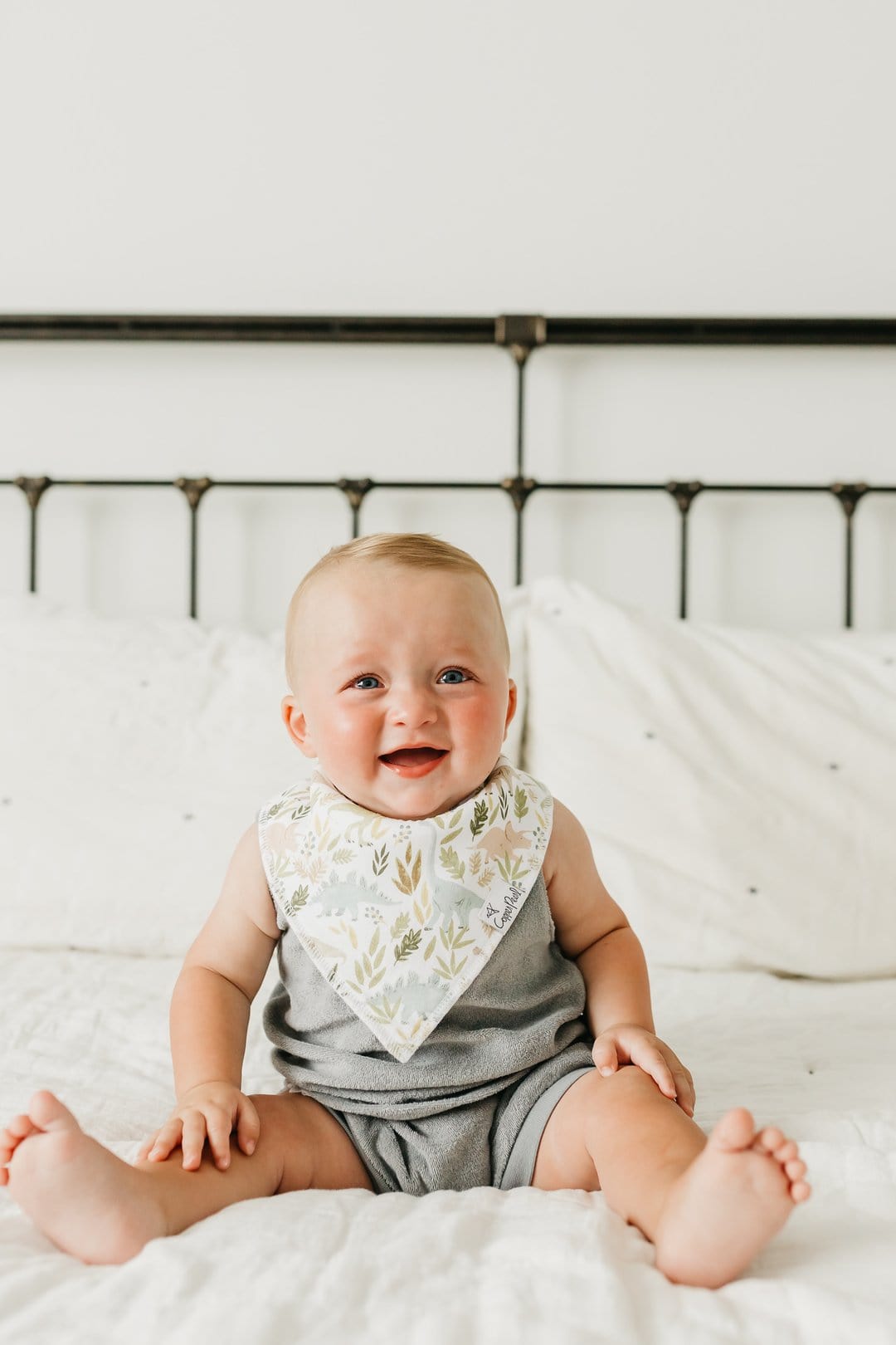 Copper Pearl Bib Rex Baby Bandana Bib Set (4-Pack)