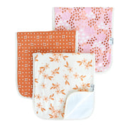 Copper Pearl Burp Cloth Rue Burp Cloth Set (3-Pack)
