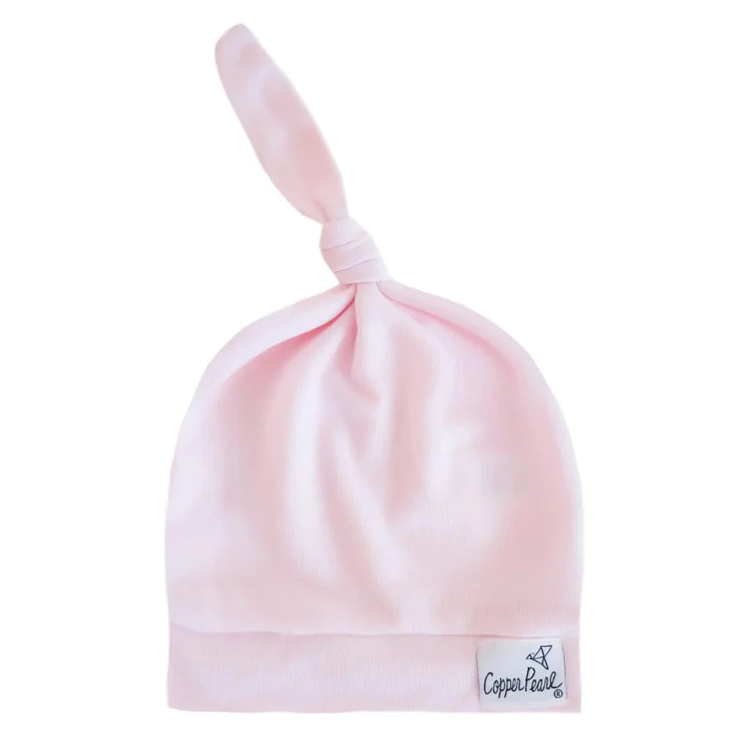 Copper Pearl Hat Blossom Top Knot Hat