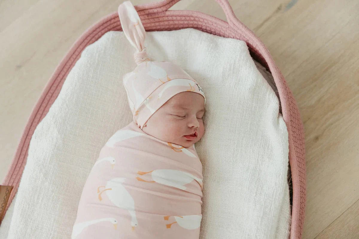 Copper Pearl Hat Goosie Top Knot Hat