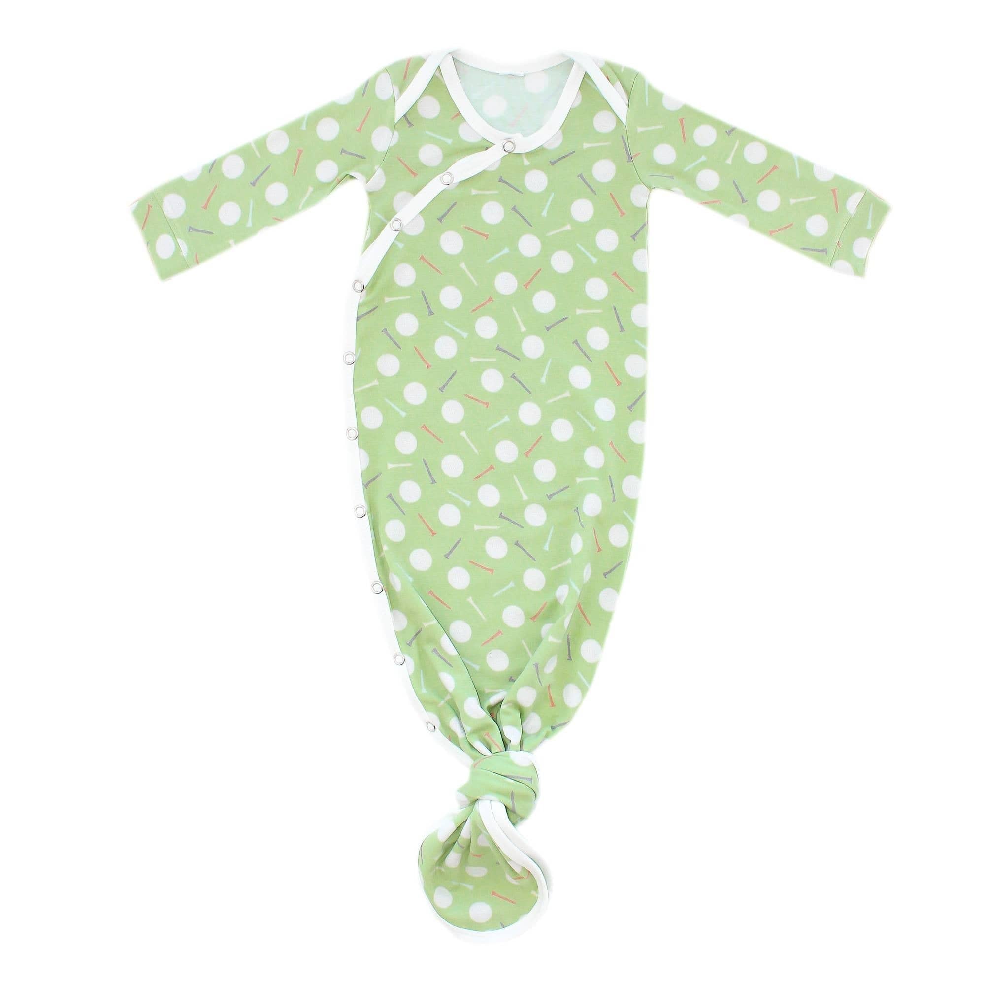 Copper Pearl Sleeping Bogey Newborn Knotted Gown
