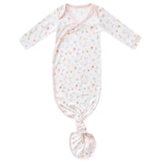 Copper Pearl Sleeping Mabel Newborn Knotted Gown