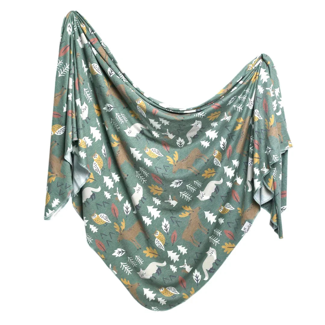 Copper Pearl Swaddle Atwood Knit Blanket Single