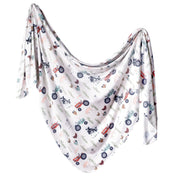 Copper Pearl Swaddle Jo Knit Blanket Single