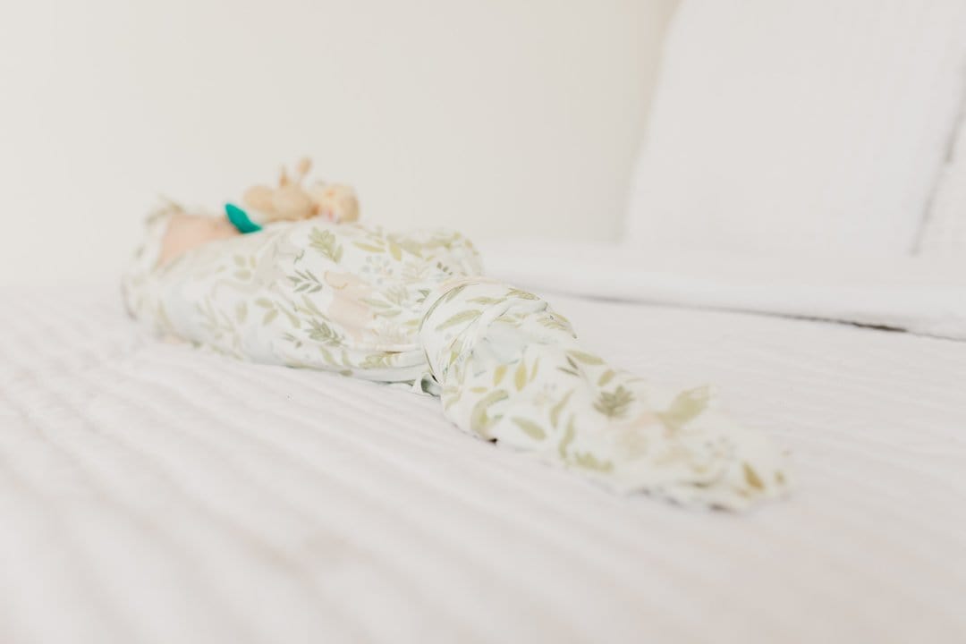 Copper Pearl Swaddle Rex Knit Swaddle Blanket Single
