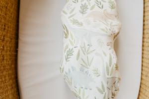 Copper Pearl Swaddle Rex Knit Swaddle Blanket Single