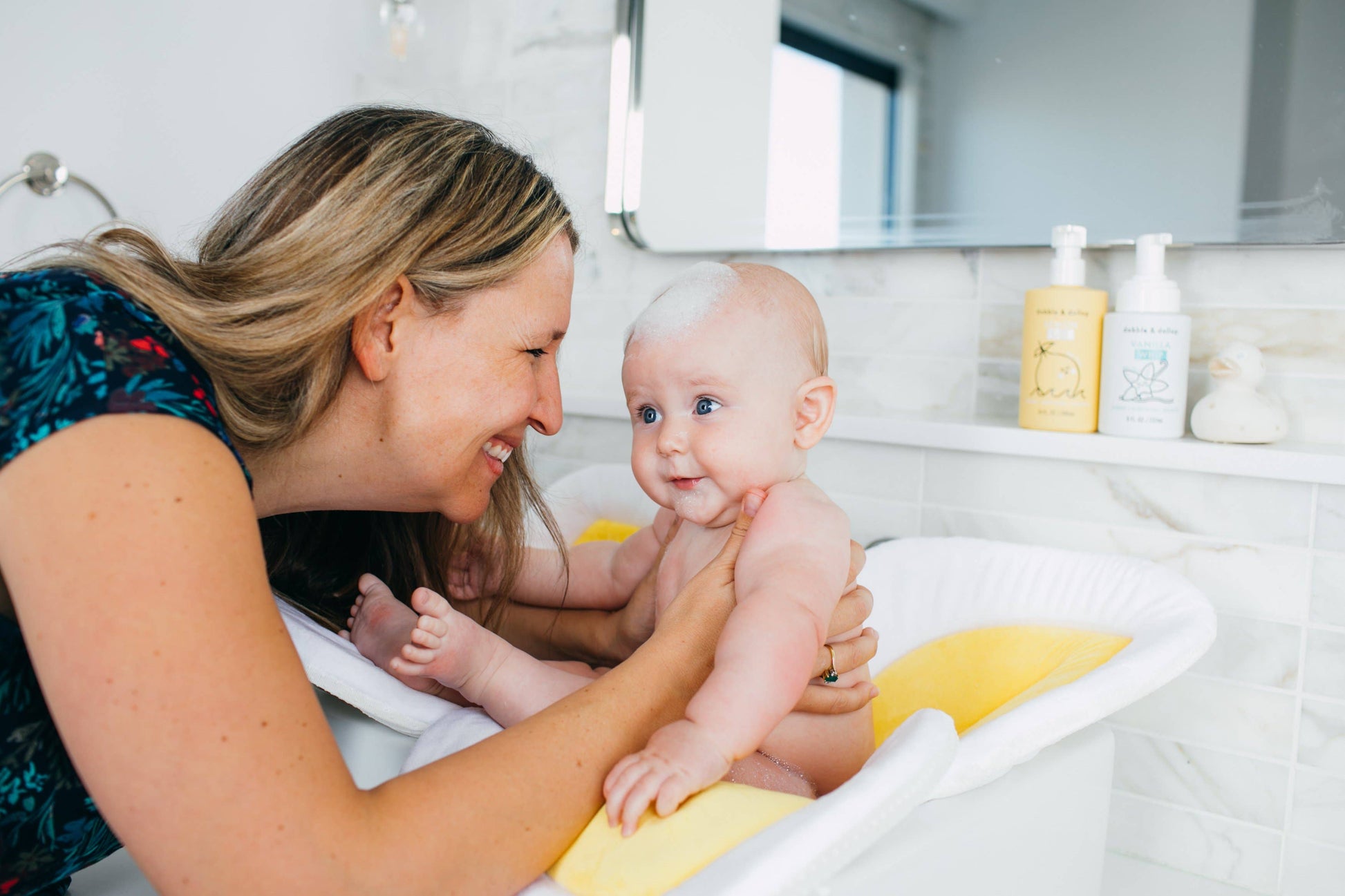Dabble & Dollop® Baby Tear-Free Shampoo, Body Wash, & Bubbles - Lemon