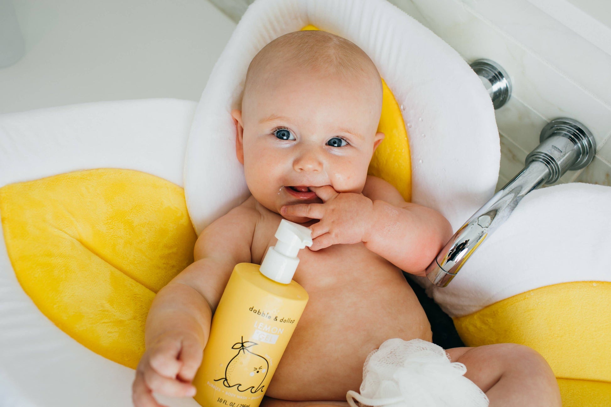 Dabble & Dollop® Baby Tear-Free Shampoo, Body Wash, & Bubbles - Lemon